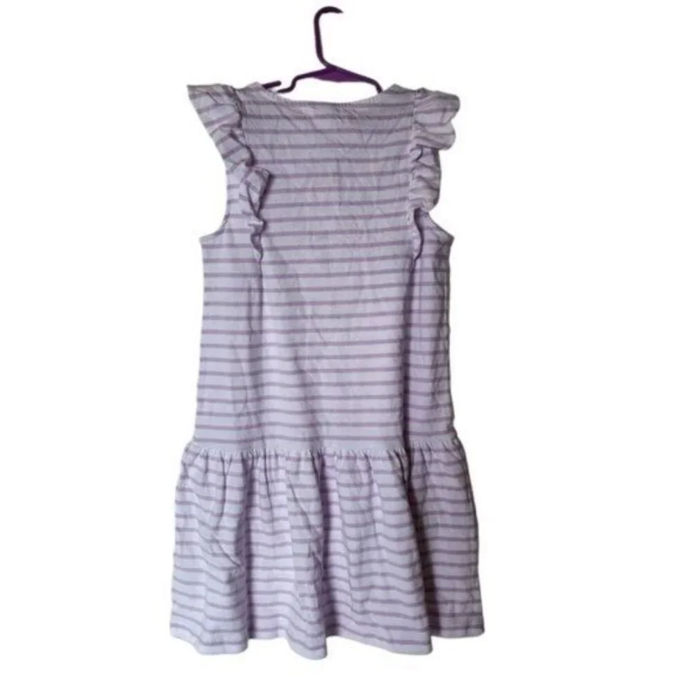 Gymboree Mix N Match Dress Stripe Purple‎ Flower L 10 12 Years Girls Kids